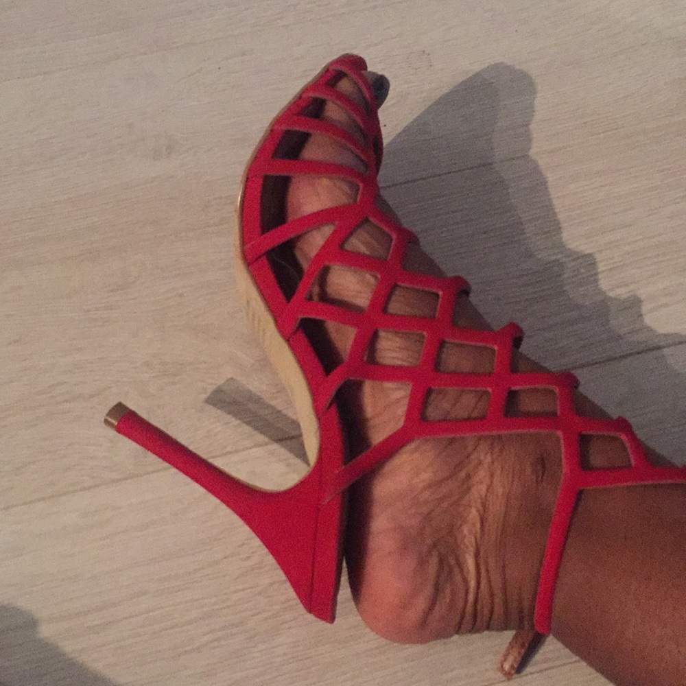 Steve Madden Red stiletto heels